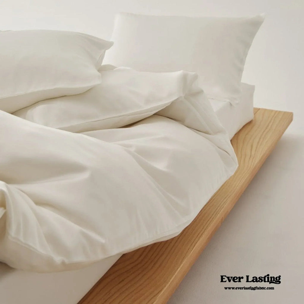 Adeline Pastel Silky Cooling Tencel™ Bedding Set / Coffee, alternate view - House Of Avana