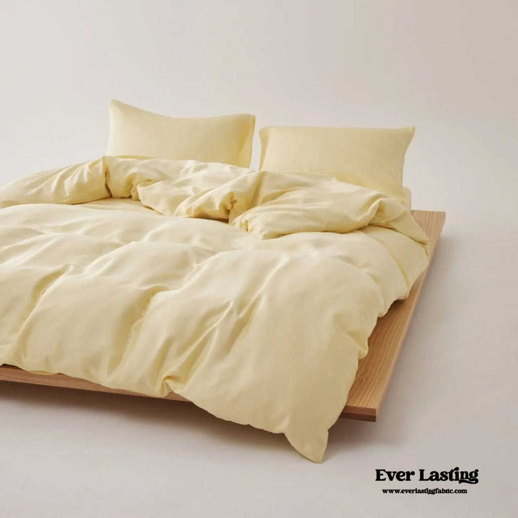 Adeline Pastel Silky Cooling Tencel™ Bedding Set / Coffee, alternate view - House Of Avana