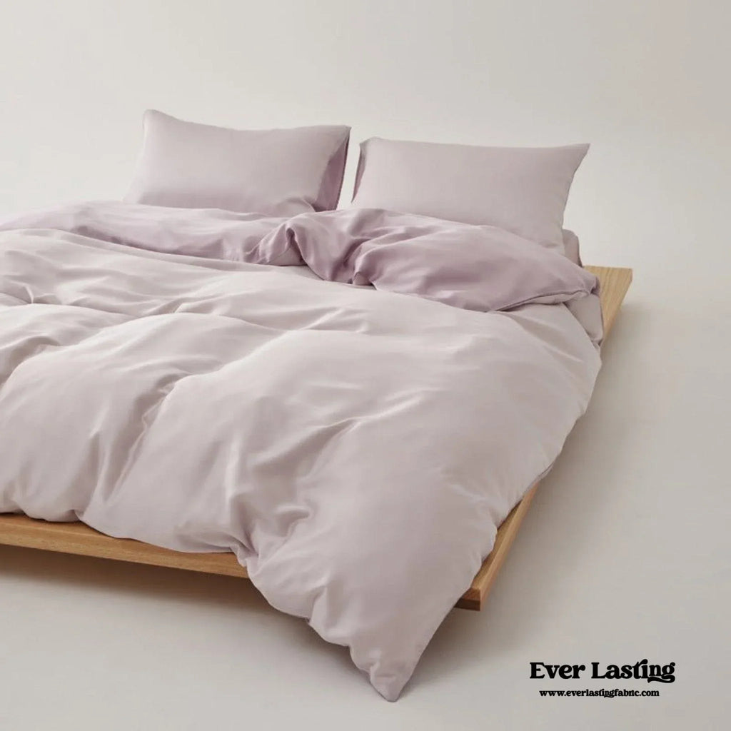 Adeline Pastel Silky Cooling Tencel™ Bedding Set / Coffee, alternate view - House Of Avana