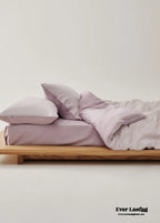 Adeline Pastel Silky Cooling Tencel™ Bedding Set / Coffee, alternate view - House Of Avana