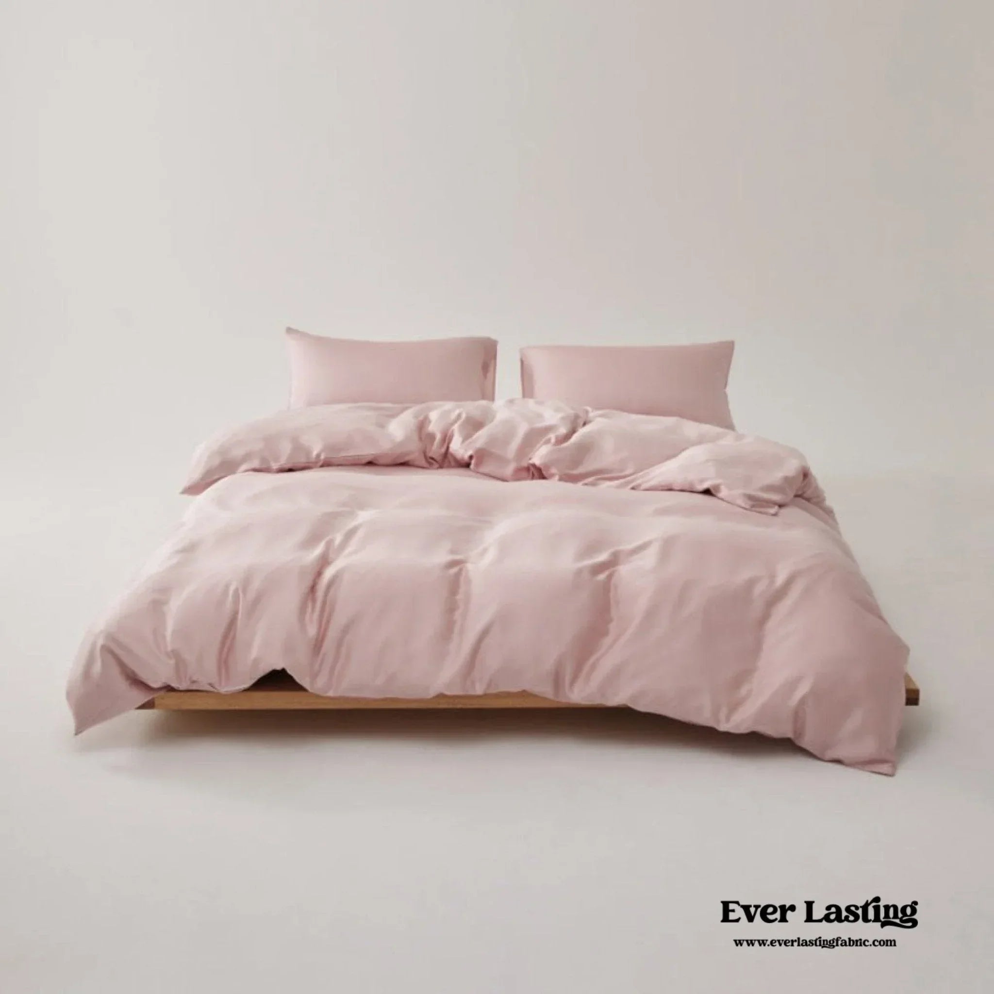 Adeline Pastel Silky Cooling Tencel™ Bedding Set / Coffee, alternate view - House Of Avana