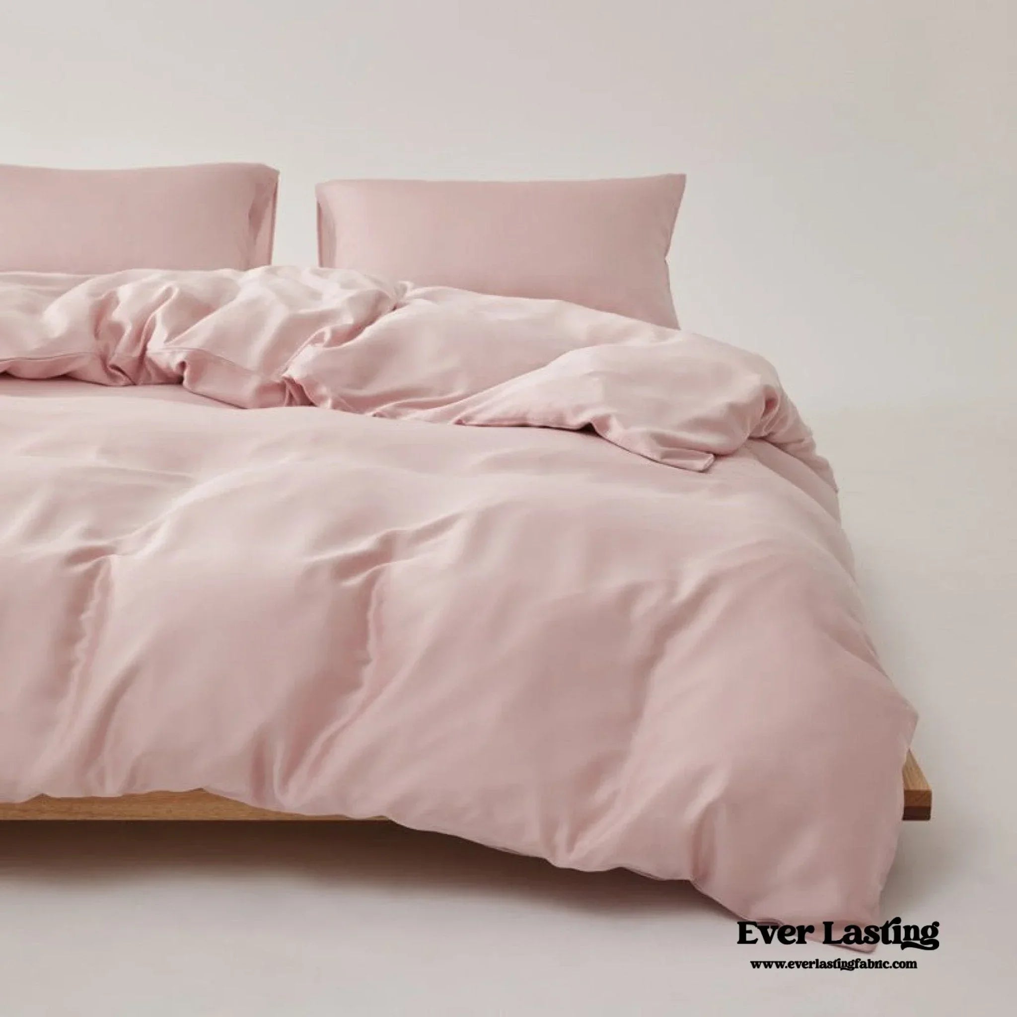 Adeline Pastel Silky Cooling Tencel™ Bedding Set / Coffee, alternate view - House Of Avana