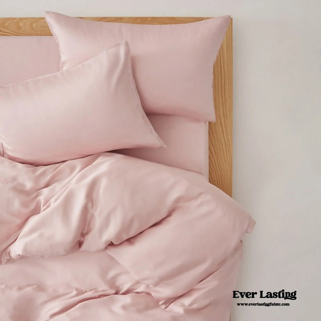 Adeline Pastel Silky Cooling Tencel™ Bedding Set / Coffee, alternate view - House Of Avana