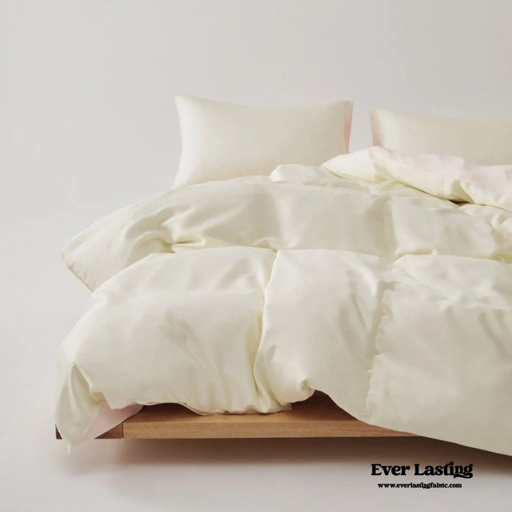 Adeline Pastel Silky Cooling Tencel™ Bedding Set / Coffee, alternate view - House Of Avana