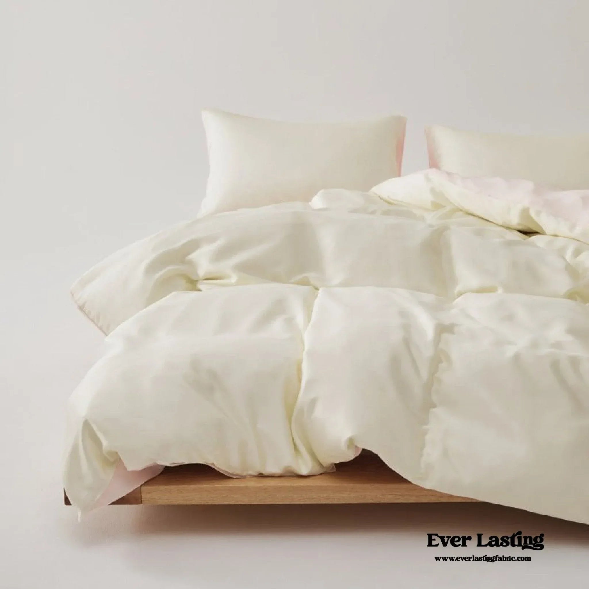 Adeline Pastel Silky Cooling Tencel™ Bedding Set / Coffee, alternate view - House Of Avana