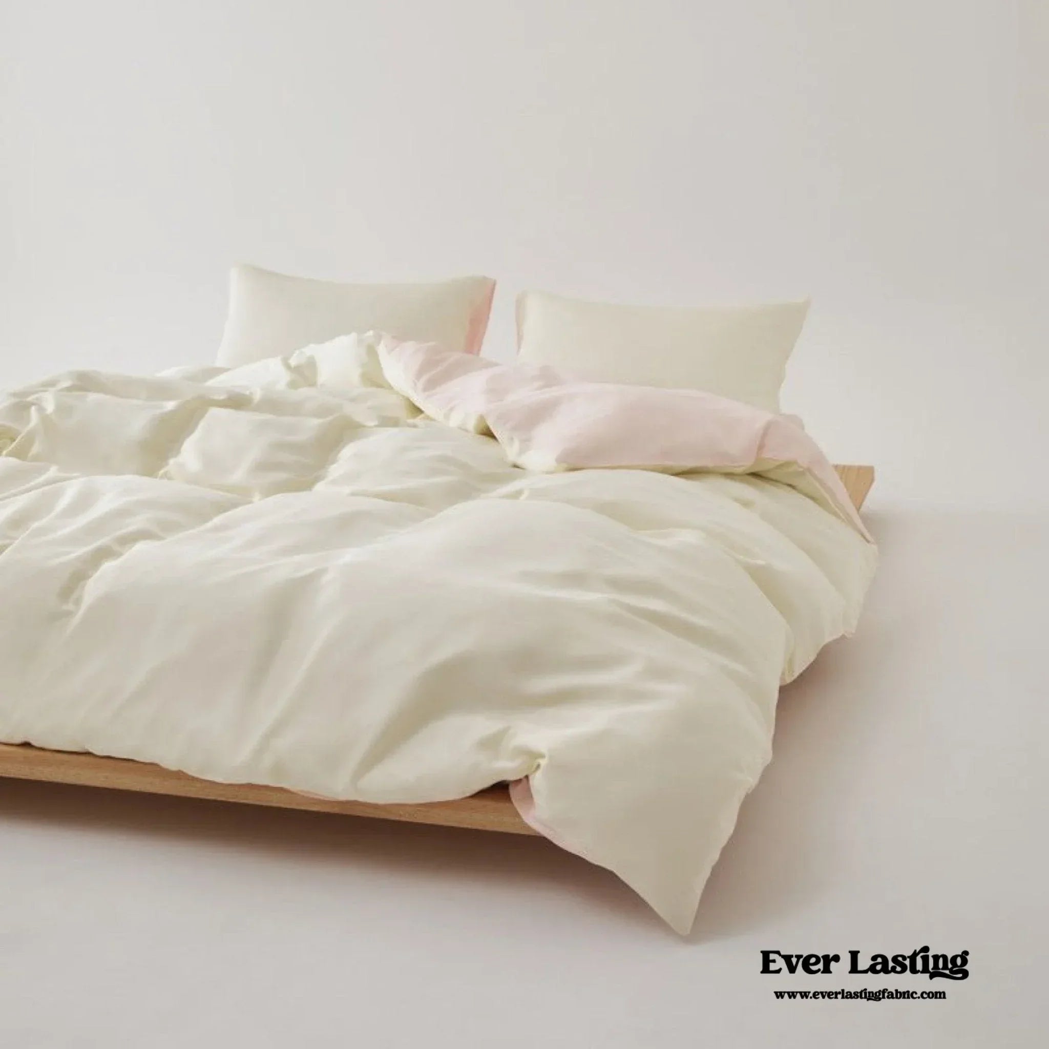 Adeline Pastel Silky Cooling Tencel™ Bedding Set / Coffee, alternate view - House Of Avana