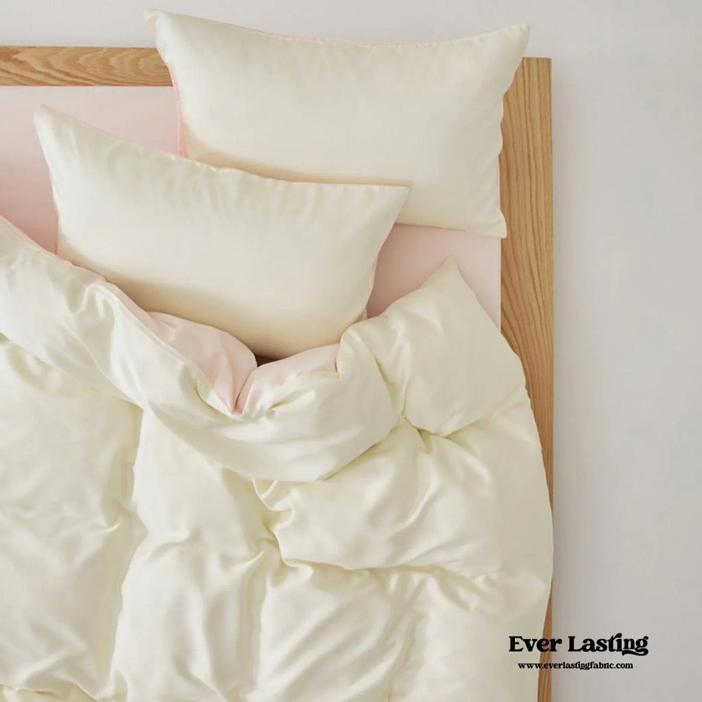 Adeline Pastel Silky Cooling Tencel™ Bedding Set / Coffee, alternate view - House Of Avana