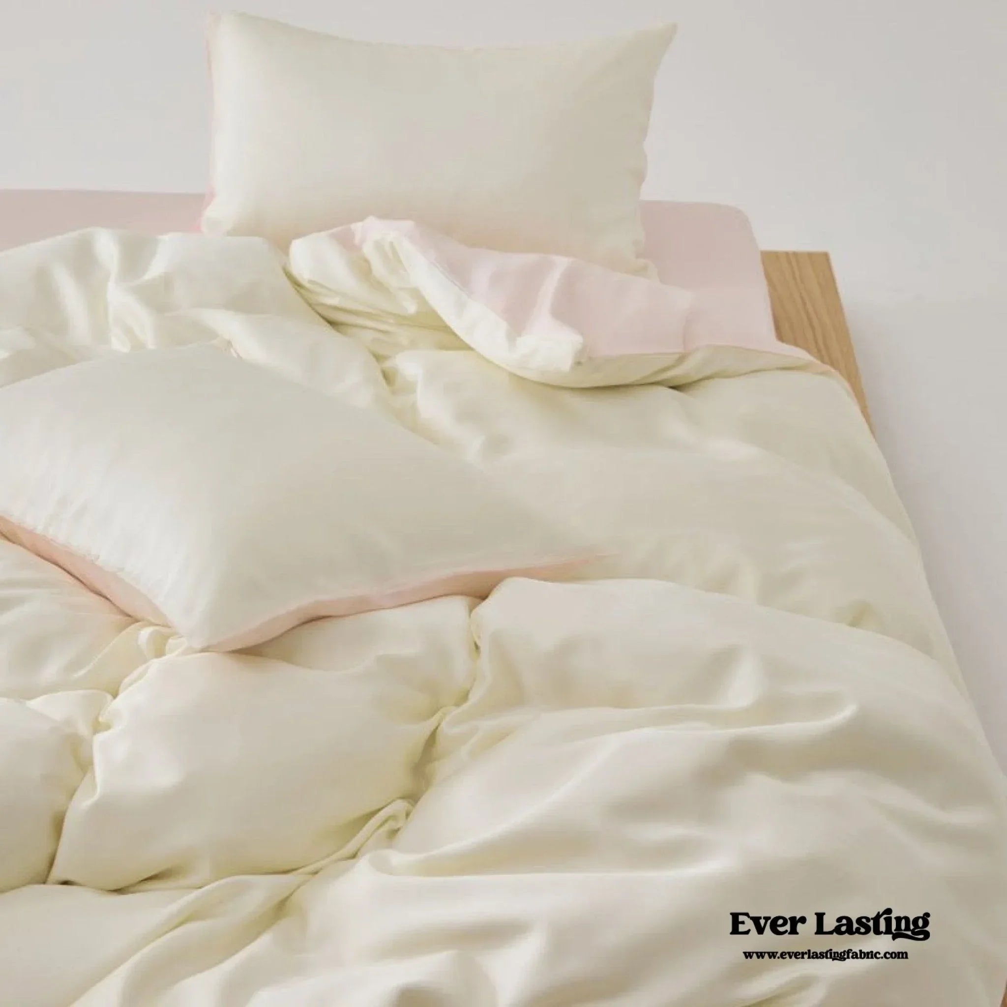 Adeline Pastel Silky Cooling Tencel™ Bedding Set / Coffee, alternate view - House Of Avana