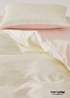 Adeline Pastel Silky Cooling Tencel™ Bedding Set / Coffee, alternate view - House Of Avana