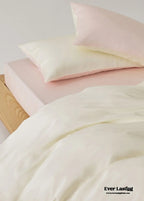 Adeline Pastel Silky Cooling Tencel™ Bedding Set / Coffee, alternate view - House Of Avana