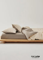 Adeline Pastel Silky Cooling Tencel™ Bedding Set / Coffee, alternate view - House Of Avana