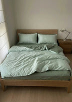 Adeline Pastel Silky Cooling TENCEL™ Bedding Set / Green