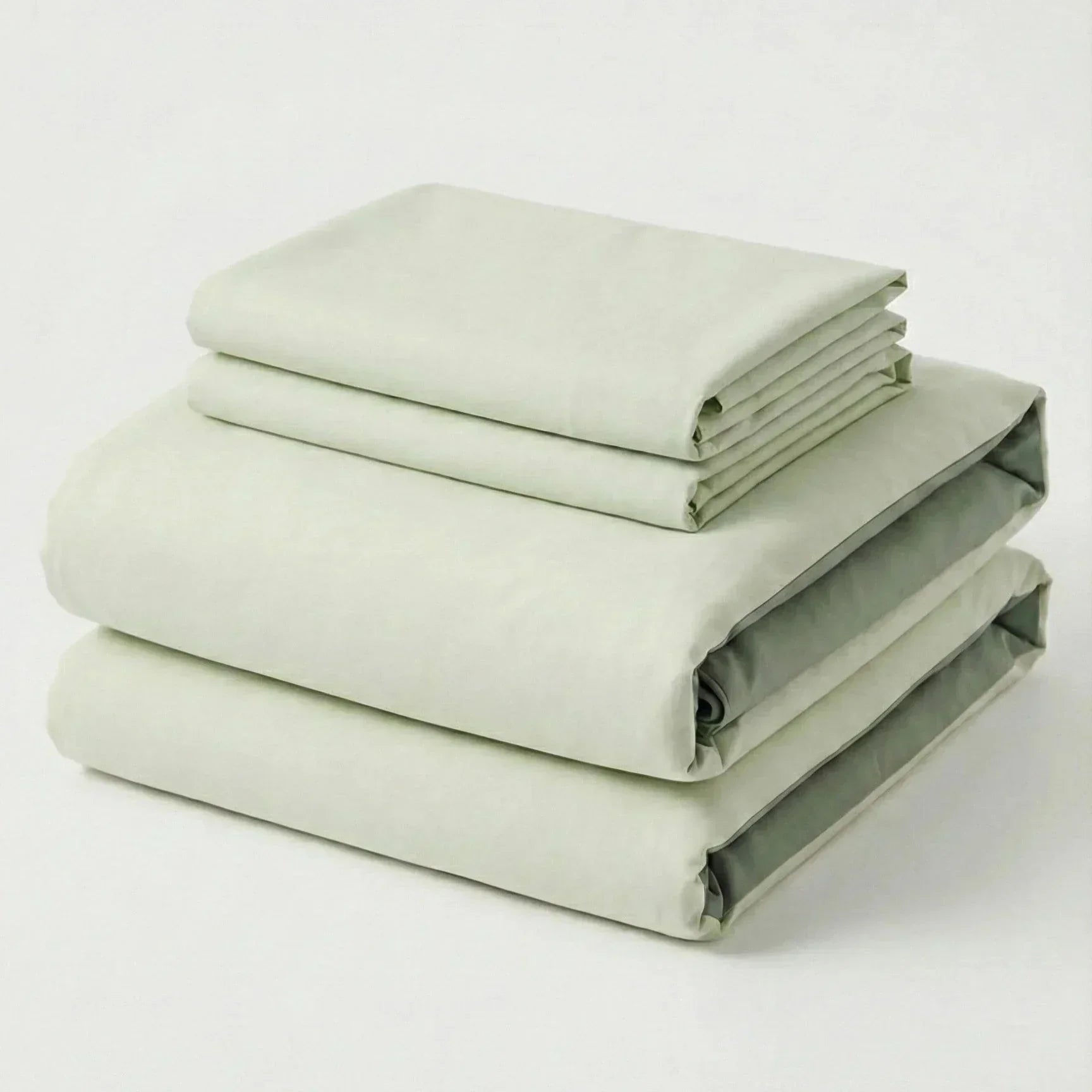 Adeline Pastel Silky Cooling TENCEL™ Bedding Set / Green
