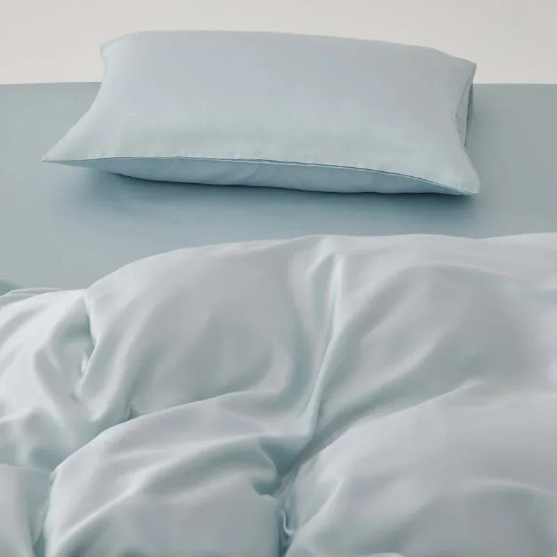 Adeline Pastel Silky Cooling TENCEL™ Bedding Set / Green