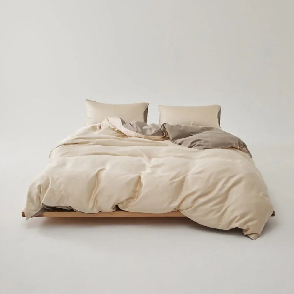 Adeline Pastel Silky Cooling TENCEL™ Bedding Set / Green