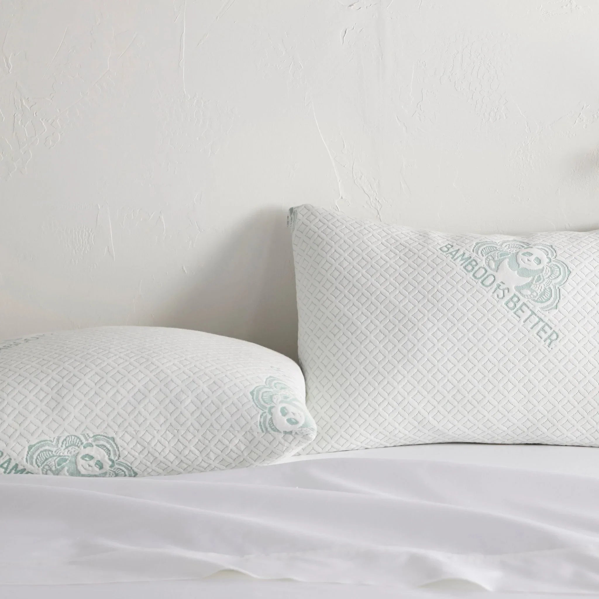 Adjustable Bamboo Cooling Pillow | Bed Pillows, front view - House Of Avana