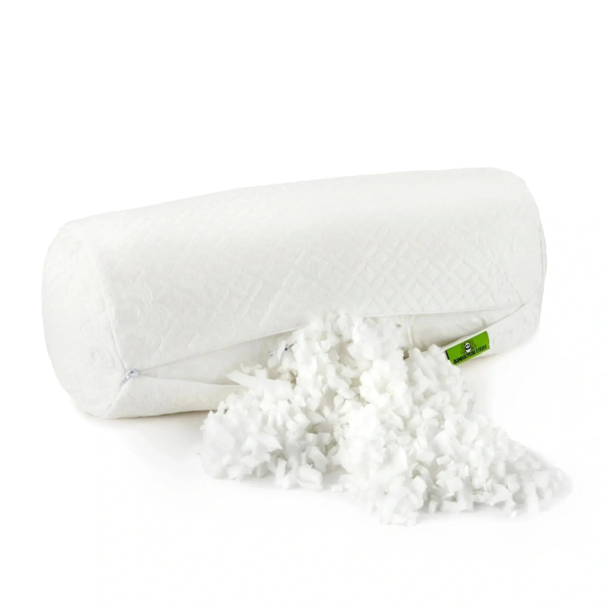 Adjustable Bamboo Cooling Pillow | Bolster, detail shot - House Of Avana