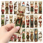 32pcs Cute Christmas Bookmarks, Q-Version Character Designs, Student Gifts for Back to School/Christmas Season or New Semester Start. Affordable & Unique Miniature Illustrated Aesthetic Markers – Perfect Teacher’s Day Pre House Of Avana