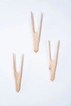 African Antelope Wood Bokkie Head Wall Sculpture, angled view - House Of Avana