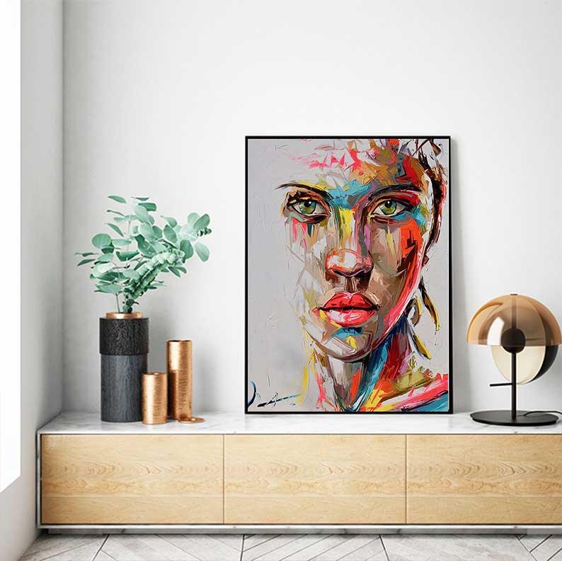 African Black Woman Graffiti Art Posters And Prints Abstract African Girl Canvas Paintings On The Wall Art Pictures Wall Decor - House of Avana