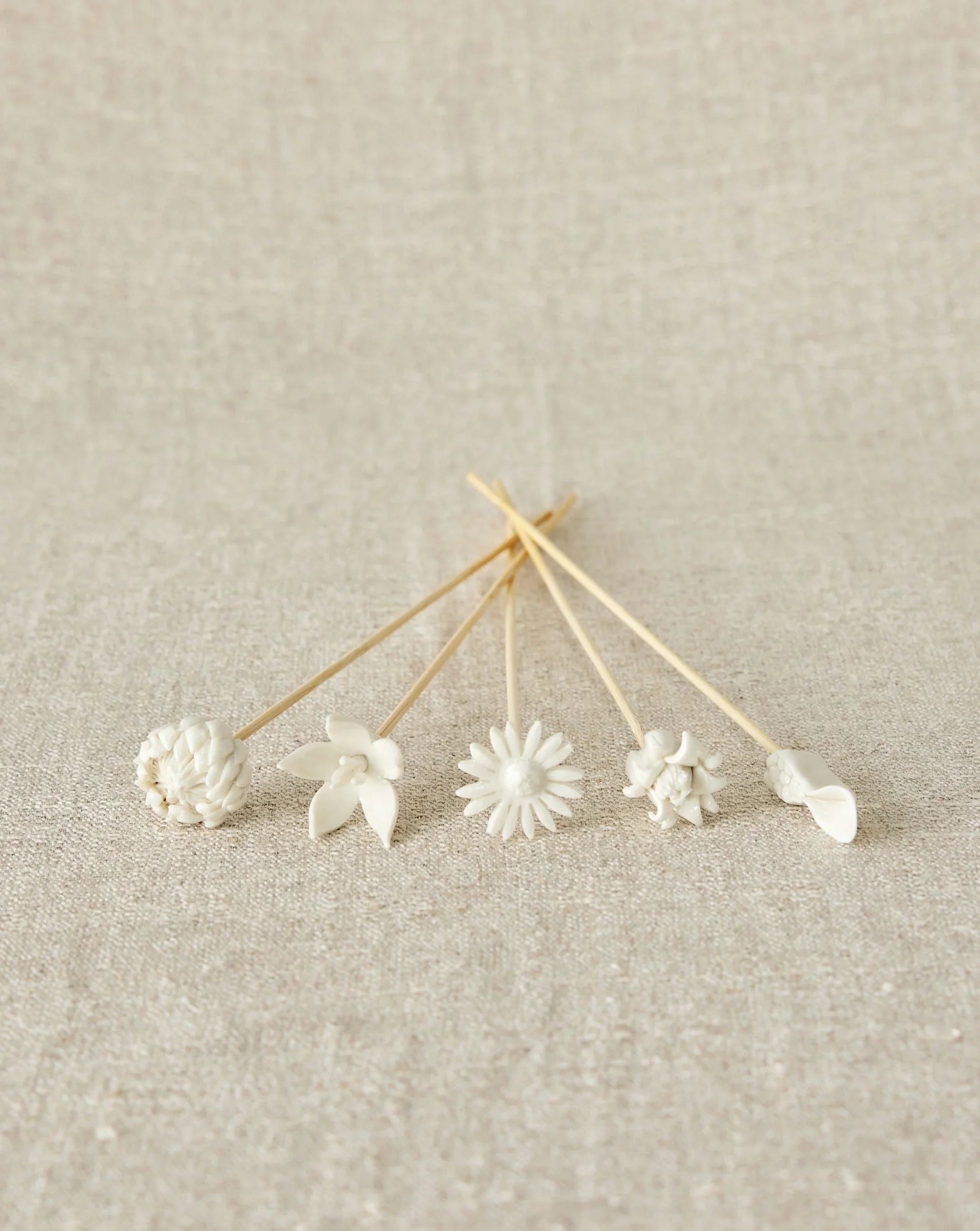 African Flowers Bamboo Diffuser Set Kanju Interiors