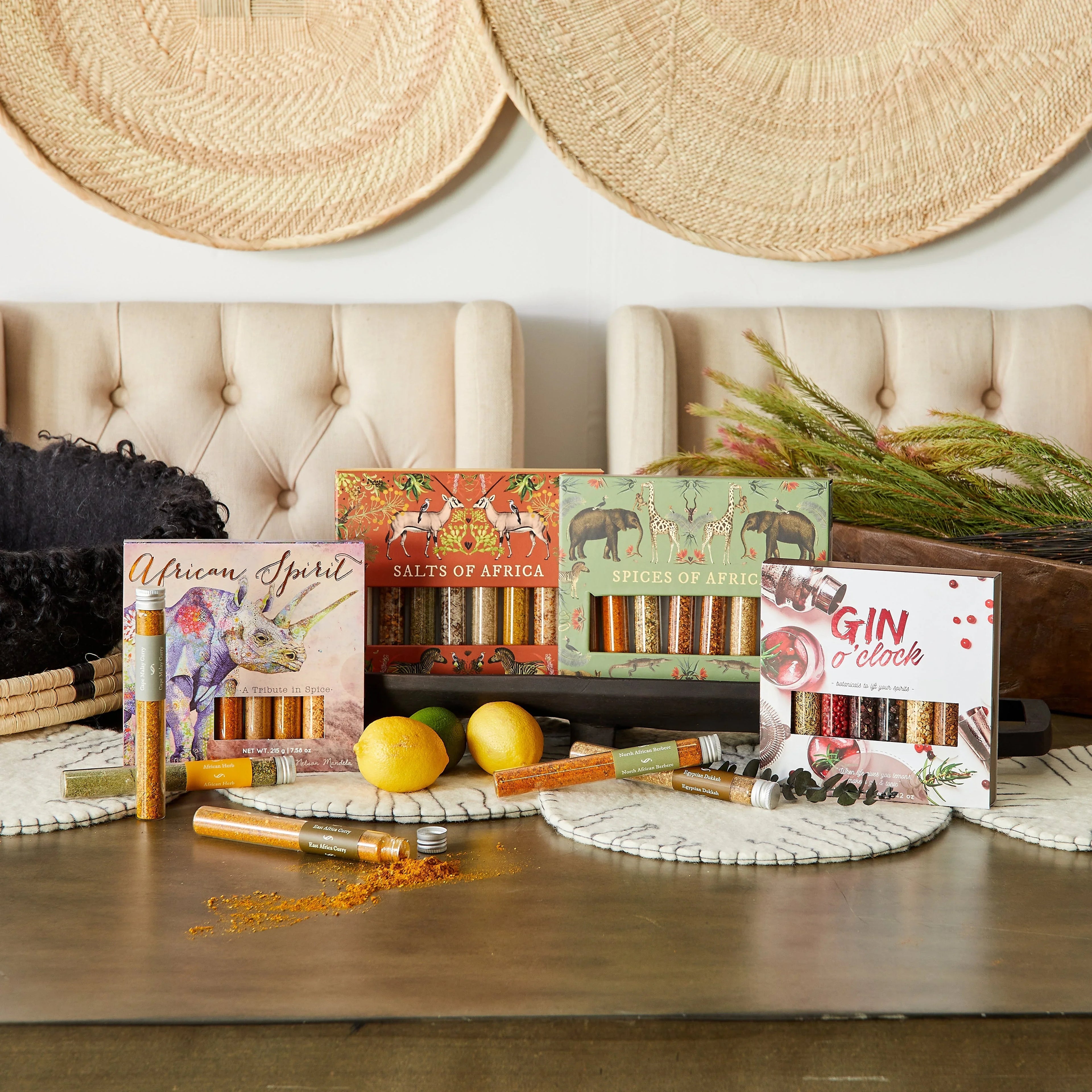 African Spirit Spice Gift Box Set Kanju Interiors
