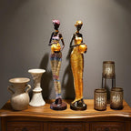 African Tribal Female Handcrafted Figurines House Of Avana
