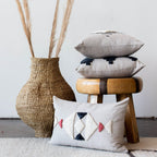 Afriscandi Horizon Throw Pillow, back view - House Of Avana