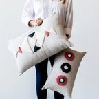 Afriscandi Horizon Throw Pillow, detail shot - House Of Avana