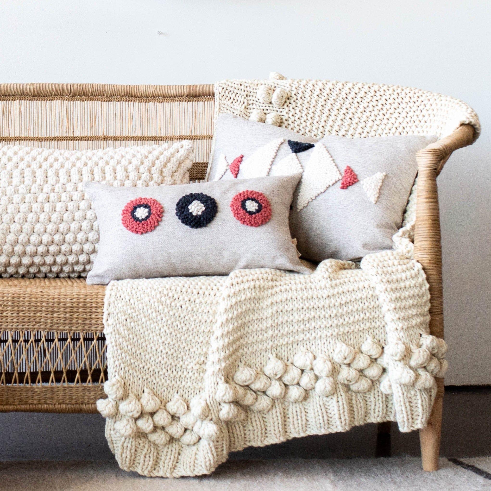 Afriscandi Horizon Throw Pillow, lifestyle image - House Of Avana