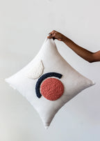 Afriscandi Sunrise Throw Pillow, front view - House Of Avana