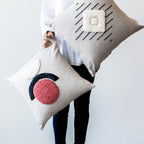 Afriscandi Sunrise Throw Pillow, detail shot - House Of Avana