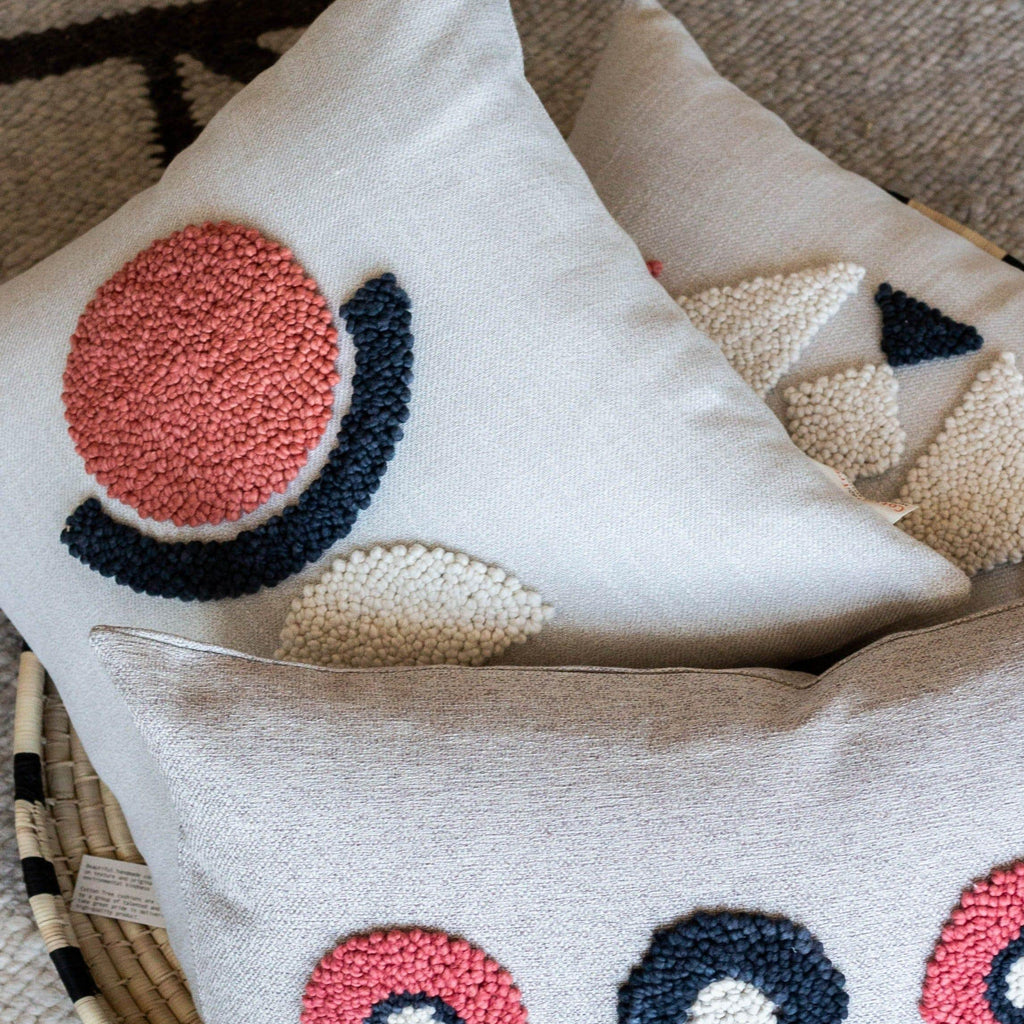 Afriscandi Sunrise Throw Pillow, lifestyle image - House Of Avana