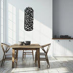 Al-baqarah 2:152 Metal Wall Art - Elegant Islamic Calligraphy Design - Kaf247, back view - House Of Avana