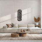 Al-baqarah 2:152 Metal Wall Art - Elegant Islamic Calligraphy Design - Kaf247, top view - House Of Avana