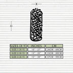 Al-baqarah 2:152 Metal Wall Art - Elegant Islamic Calligraphy Design - Kaf247, angled view - House Of Avana