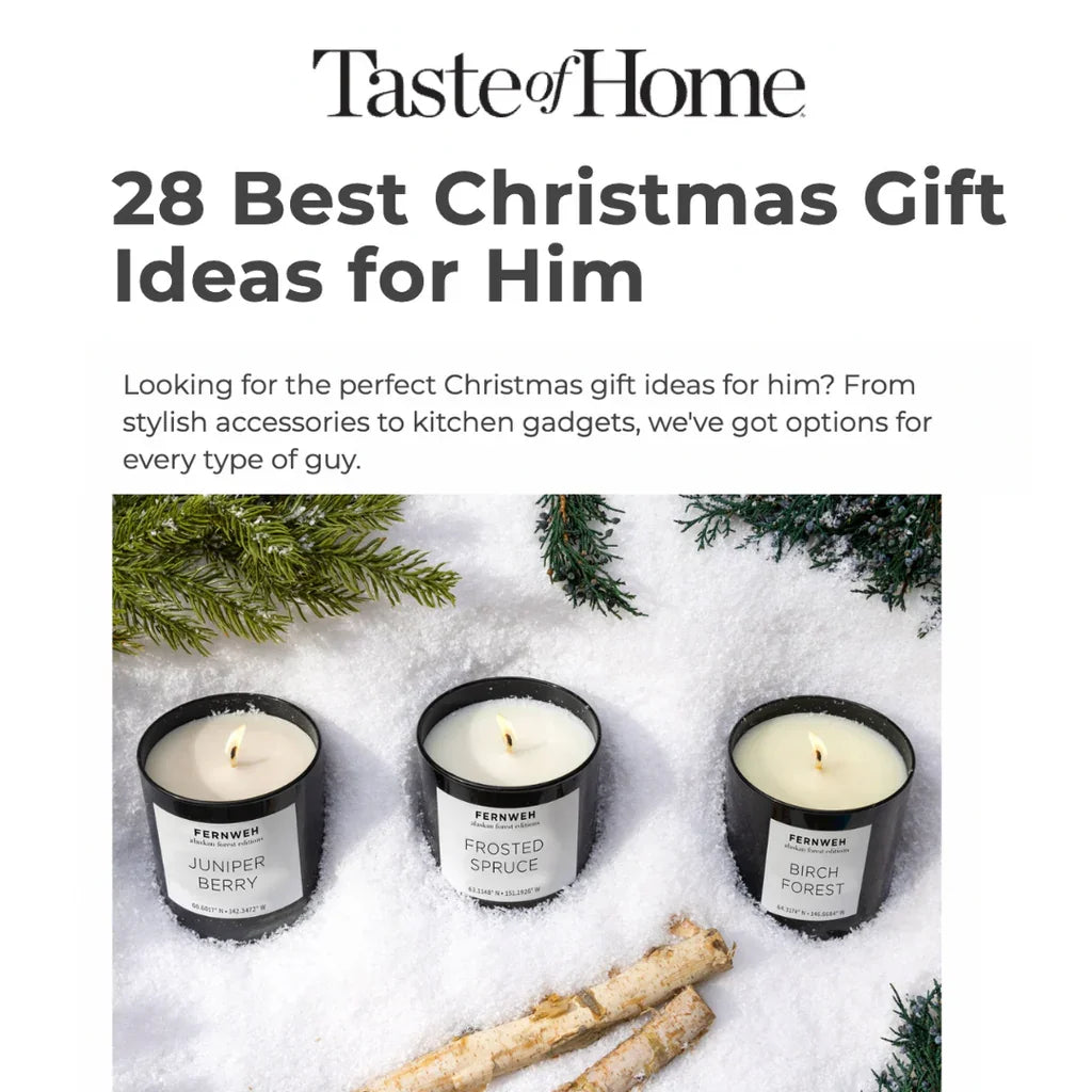 Alaskan Forest Edition: Walk in the Woods Candle Gift Set Fernweh Editions