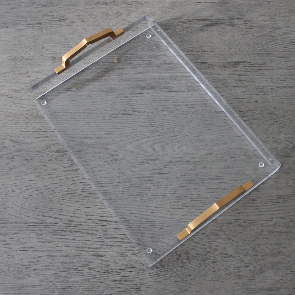Alhambra Acrylic Tray Tea + Linen