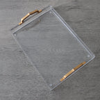 Alhambra Acrylic Tray Tea + Linen