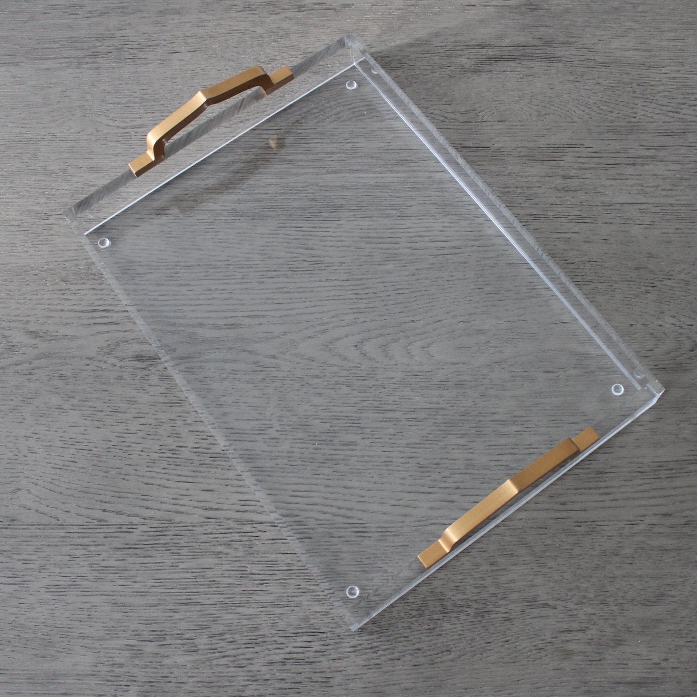 Alhambra Acrylic Tray Tea + Linen