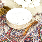 Alhambra Acrylic Tray Tea + Linen
