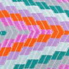 Almolonga Zig Zag Pillow - Orange Multi Archive New York
