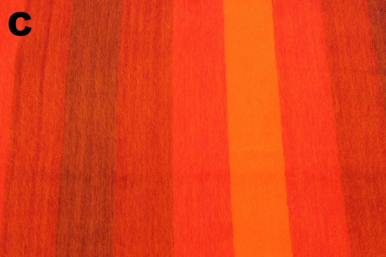 Alpaca Bed Blanket - Striped