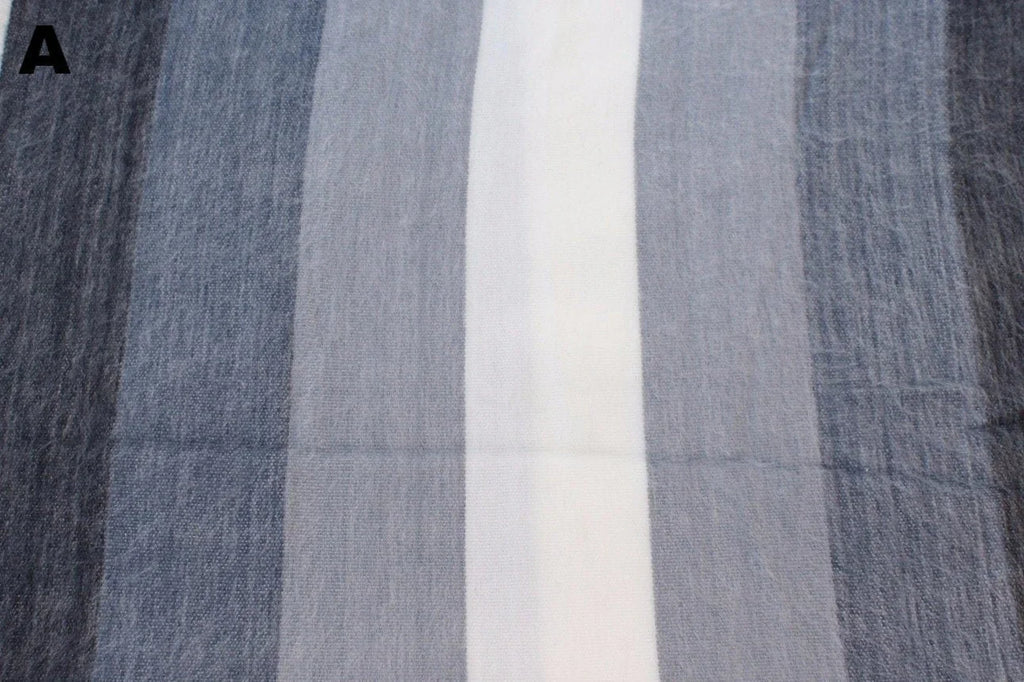 Alpaca Bed Blanket - Striped