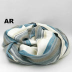 Alpaca Bed Blanket - Striped