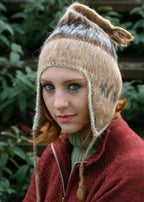Alpaca Rustic Chullo with Ear Flaps