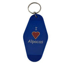 Alpaca Vintage Motel Keychain Souvenir