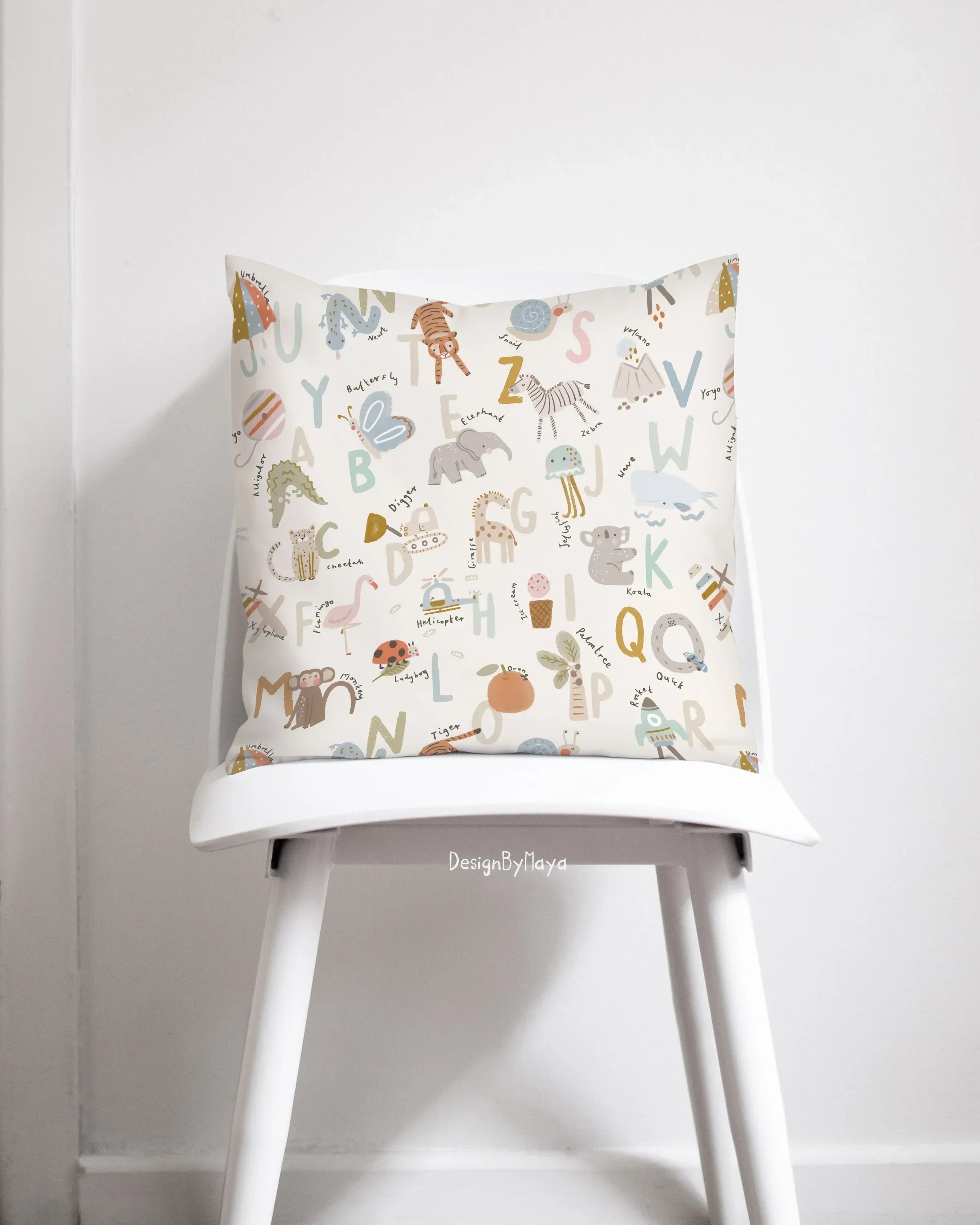 Alphabet - Artisan Baby Pillows