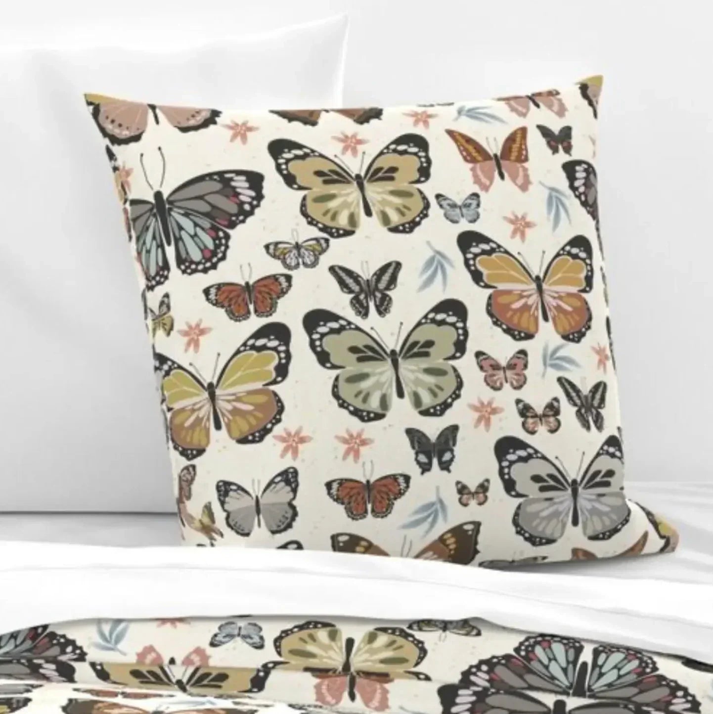 Alphabet - Artisan Baby Pillows, side view - House Of Avana