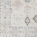 Beige Beckett Vintage Washable Area Rug Hauteloom